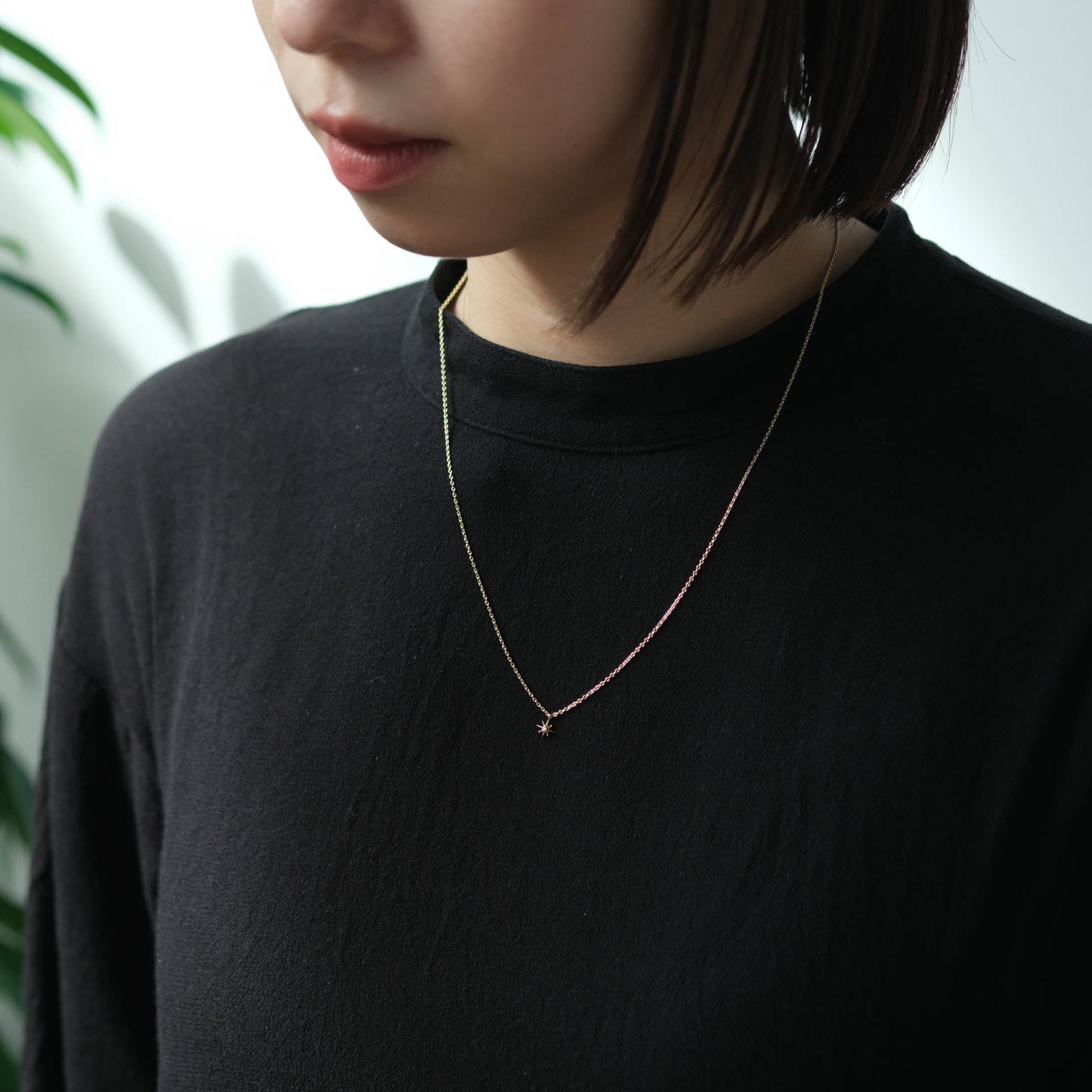 ACE by morizane-sun diamond necklace［AU750203D K18YG］ネックレス