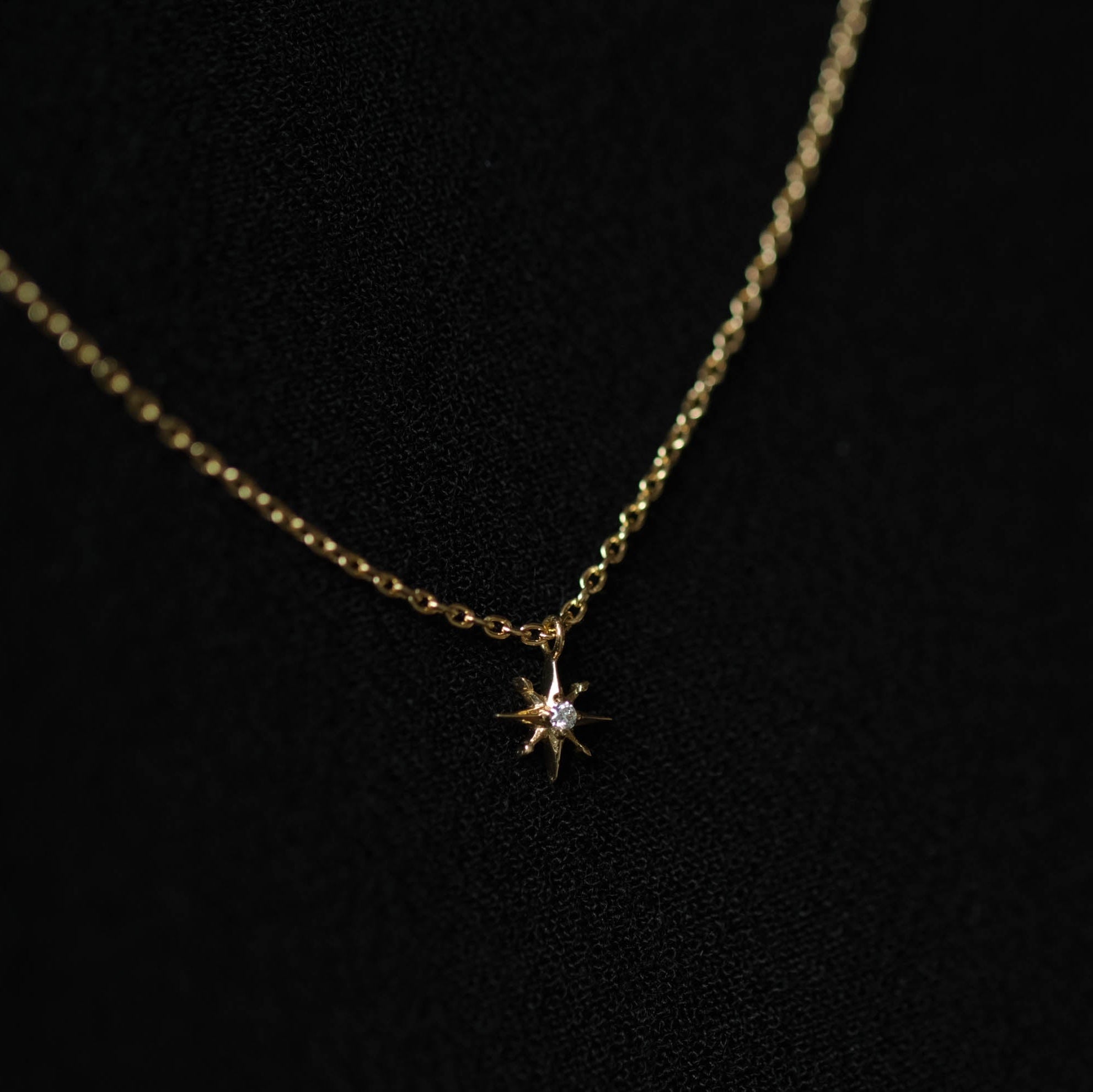 ACE by morizane-sun diamond necklace［AU750203D K18YG］ネックレス
