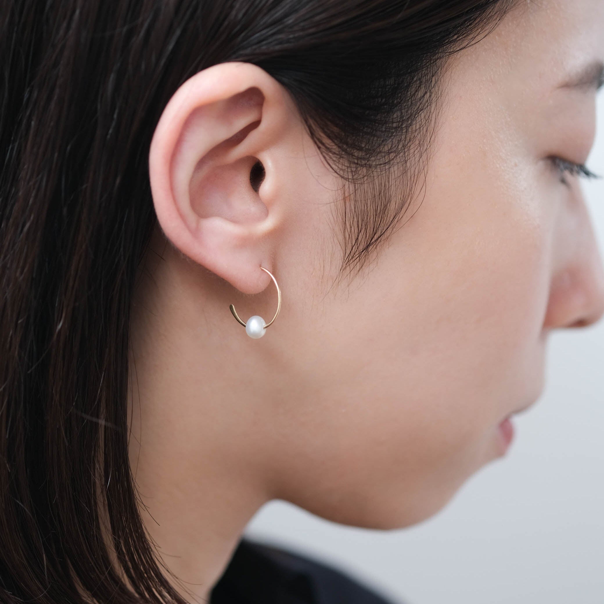 Toile - Round Pearl Pierce［ A301261AP343 K10 ］ピアス