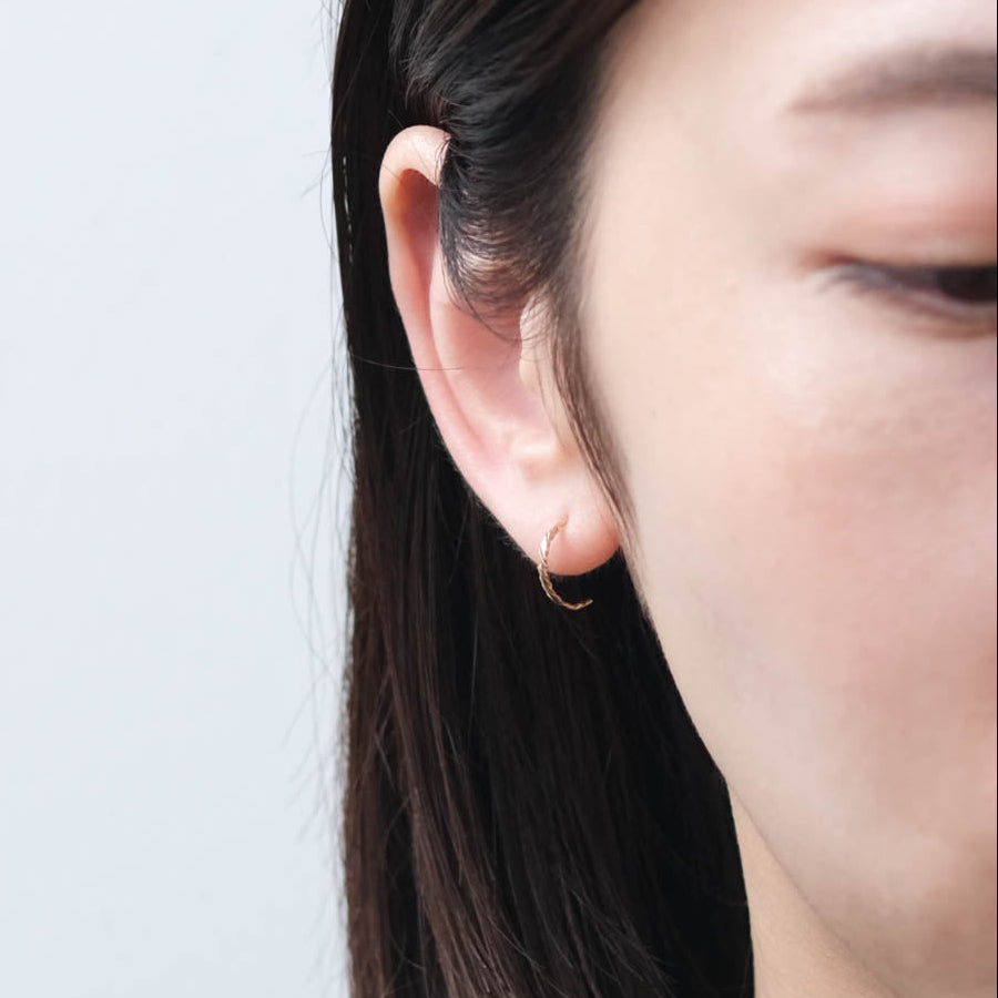 Toile-Twist Hoop Ear Accessories［A301242AP318 K10YG］ピアスA301242AP318