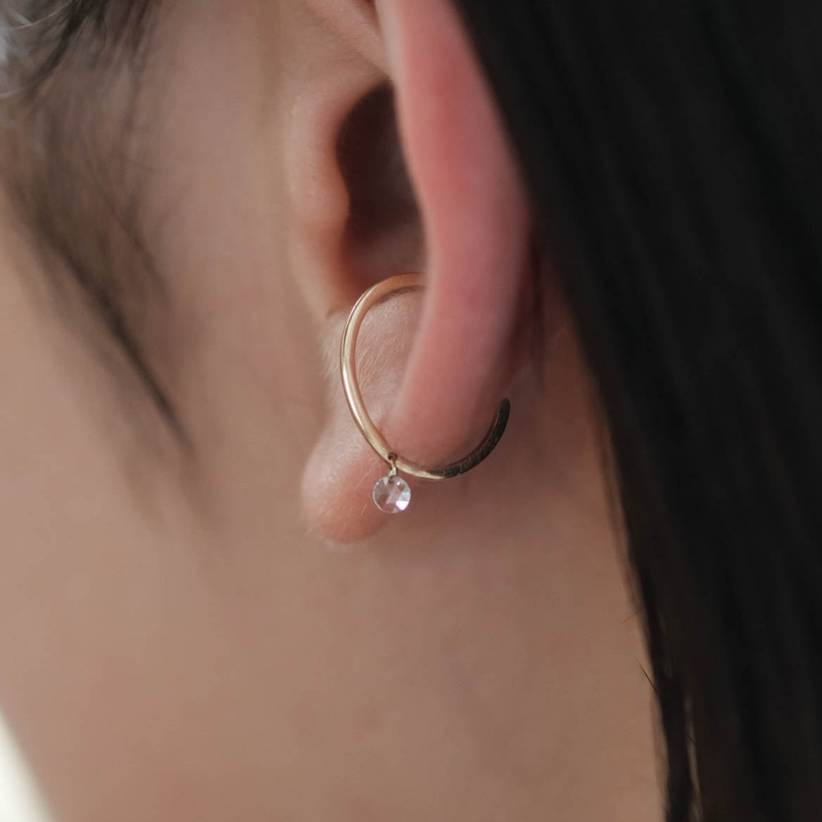 Toile-Rosecut Diamond Ear cuff［A301222AP257 K10YG］イヤーカフ