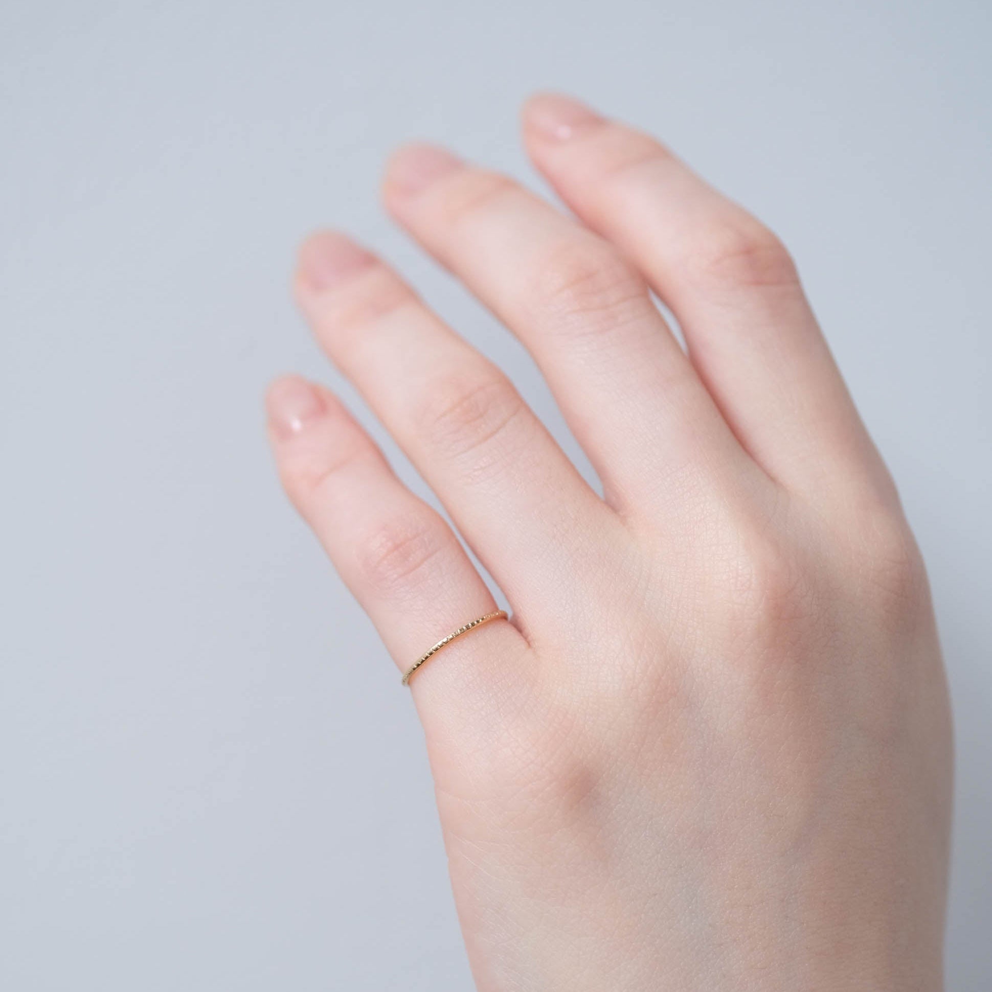 Toile-Mill Ring［A301211AR228 K10YG］ピンキーリング