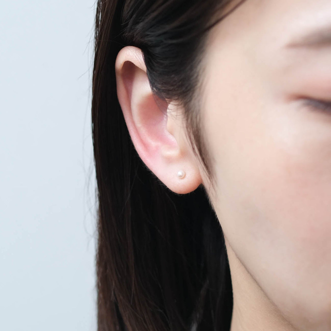 Toile-Round Pearl Pierce S［A301162AP101 K10YG］ピアス