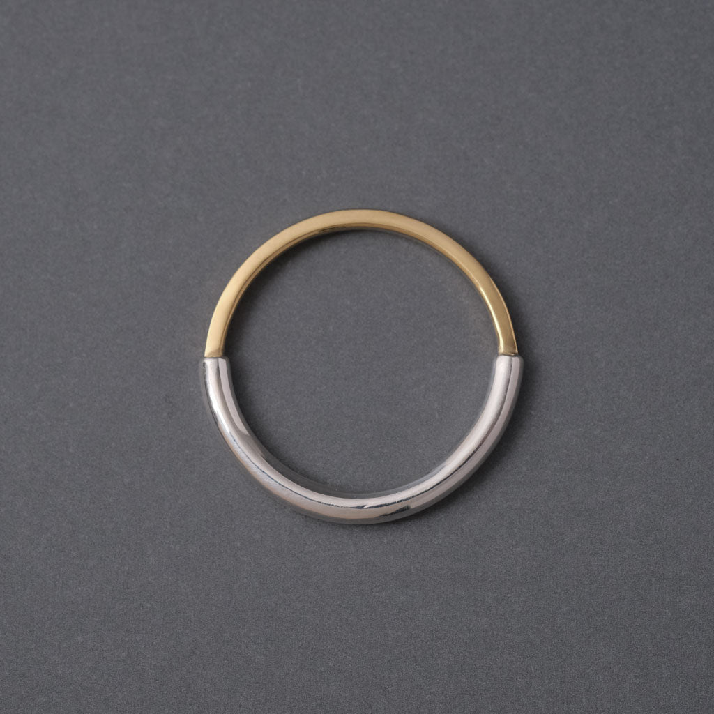 FLOW 1：1 ring［FL1-05 Silver/K18YG］リング