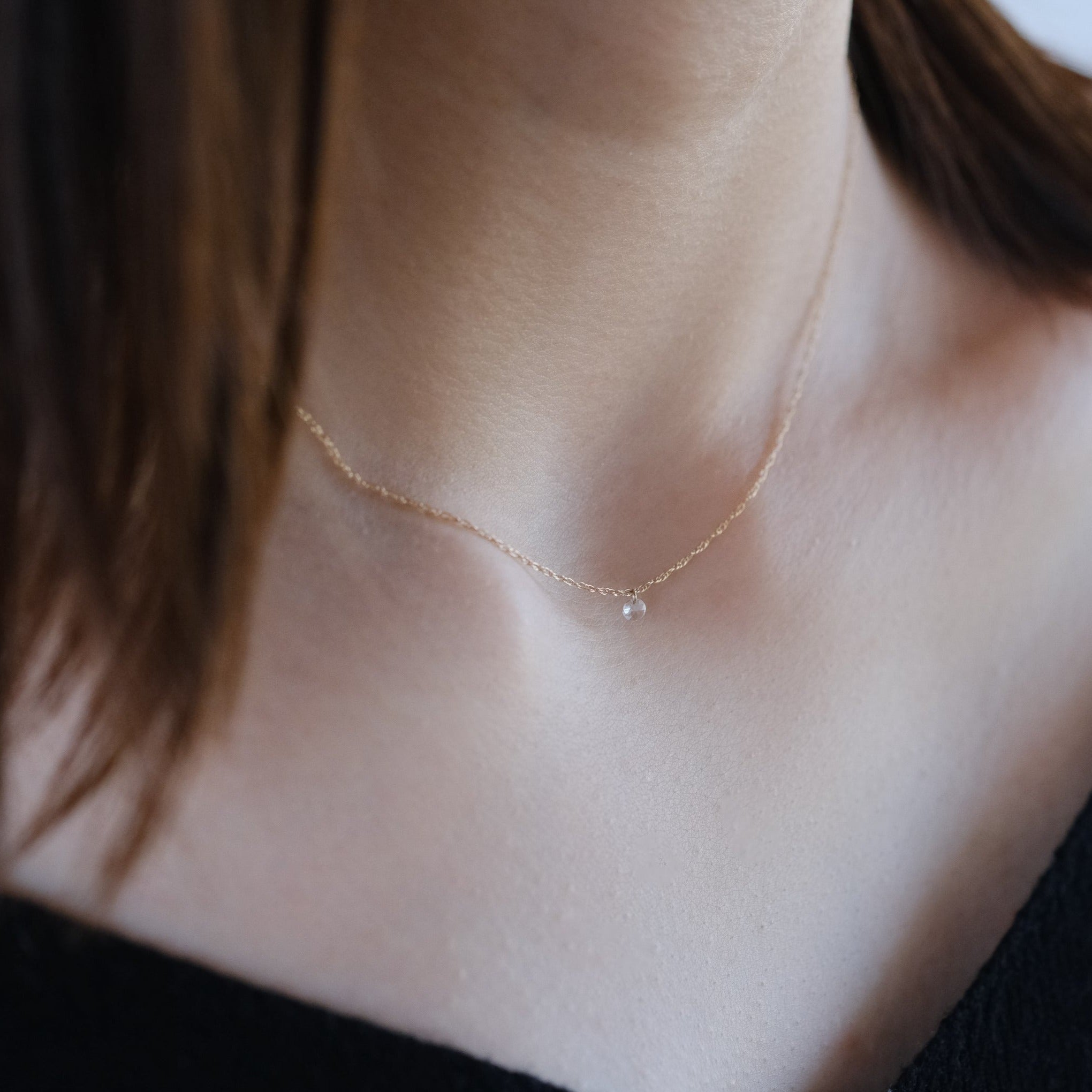 ネックレス K10 ダイヤモンド Atelier d