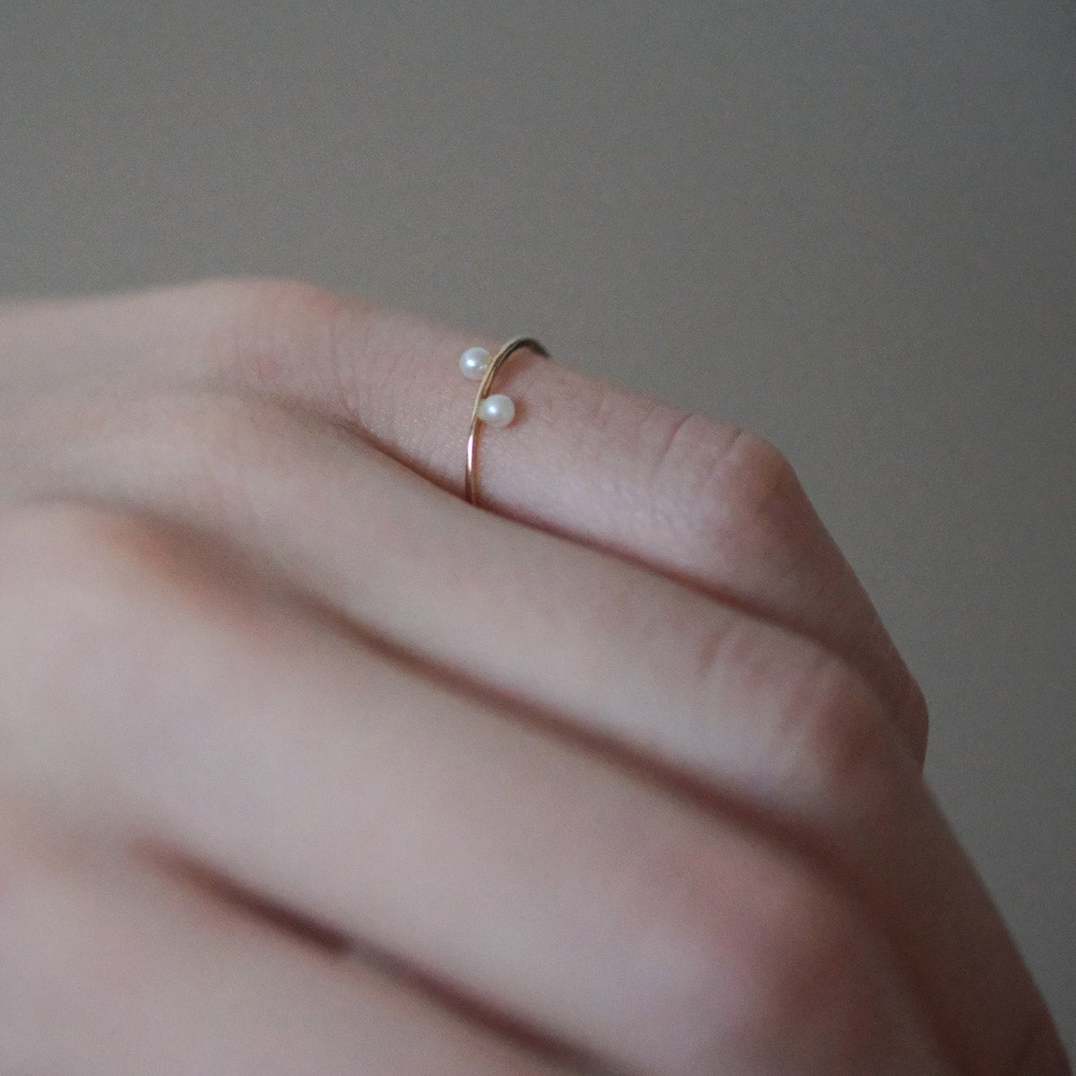 2 Round Pearl Ring［A301172AR119 K10］リング