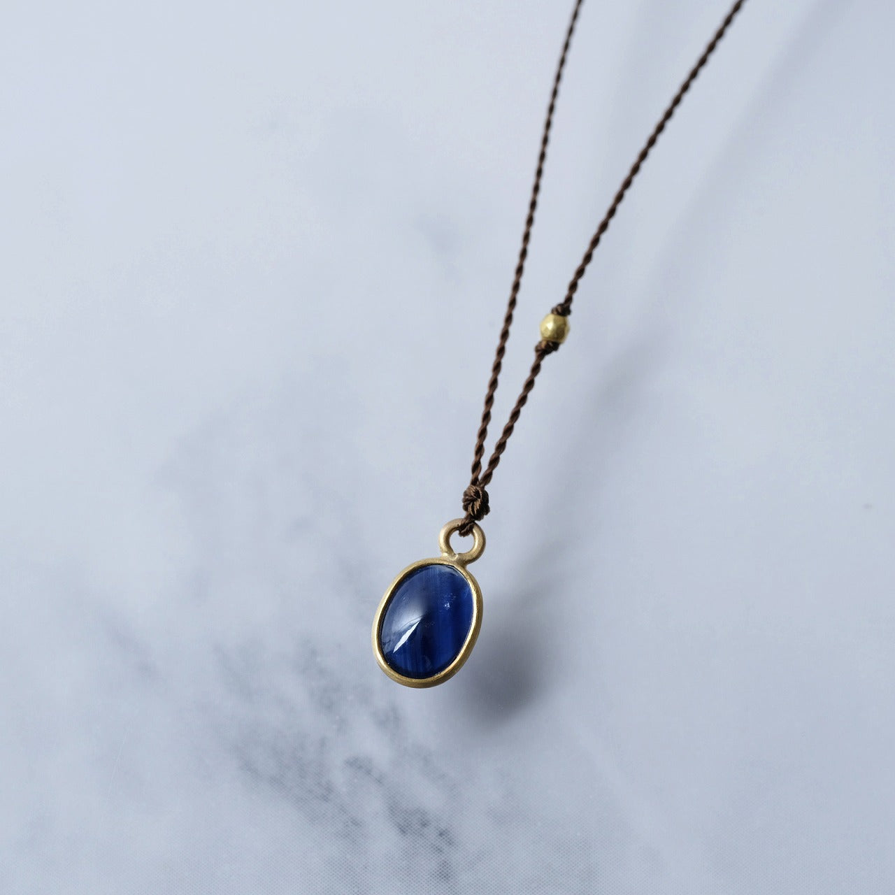 SOURCE objects - Enclosed Stone Necklace［Colored Stone K18］ネックレス