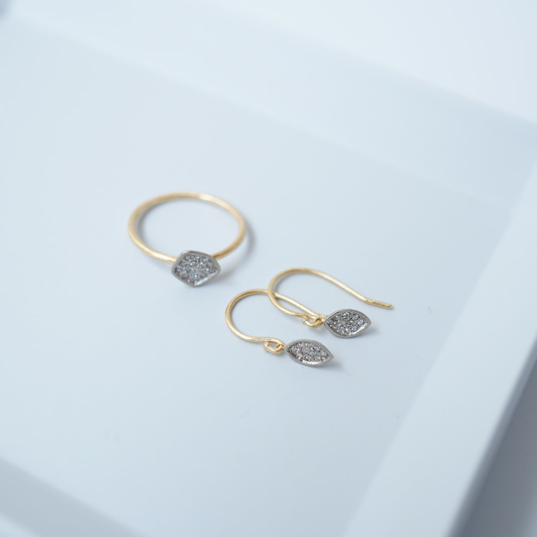 Atelier d'antan：Floe Dia Ring A027231AR021