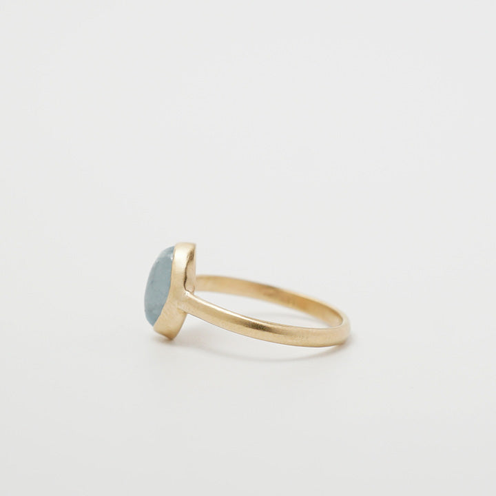 Oval Stone Ring - Angelight［A301212AR243 K10 ］リング