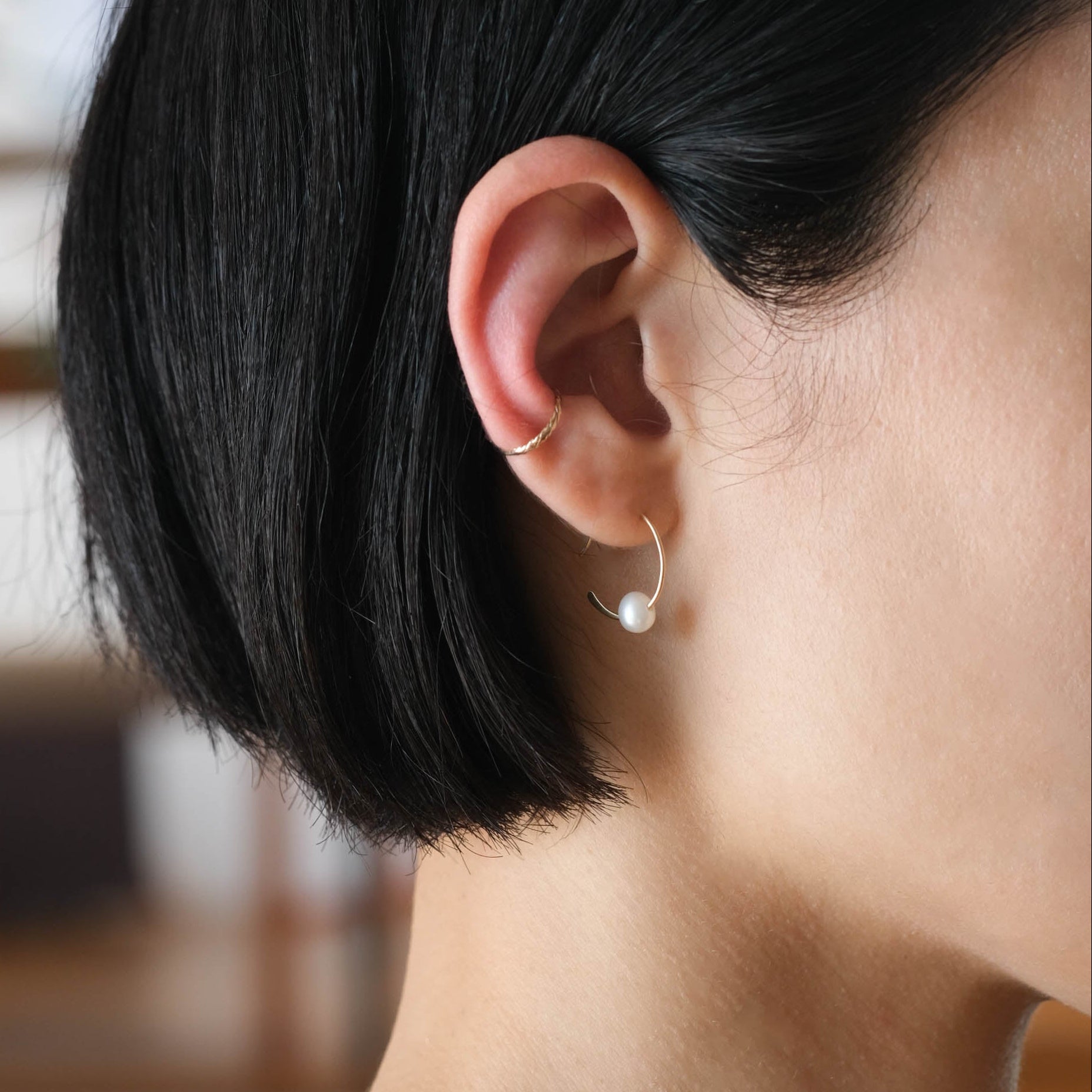 Toile - Round Pearl Pierce［ A301261AP343 K10 ］ピアス