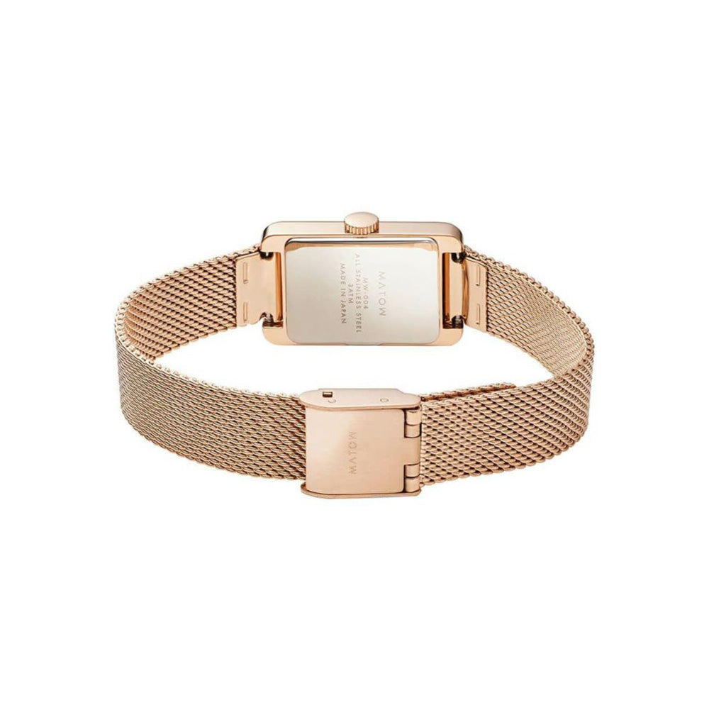 MATOW-Tsuki 朧月 ［MW004002 - Rose Gold Mesh］腕時計