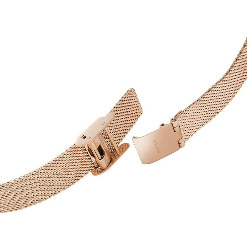 MATOW-Tsuki 朧月 ［MW004002 - Rose Gold Mesh］腕時計