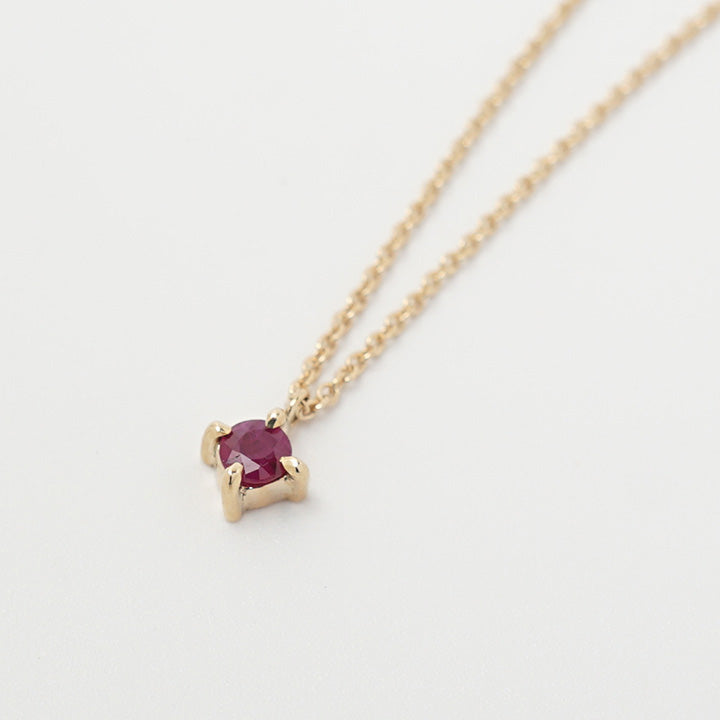 Rosecut Ruby Necklace［A301211AN217 K10］ネックレス