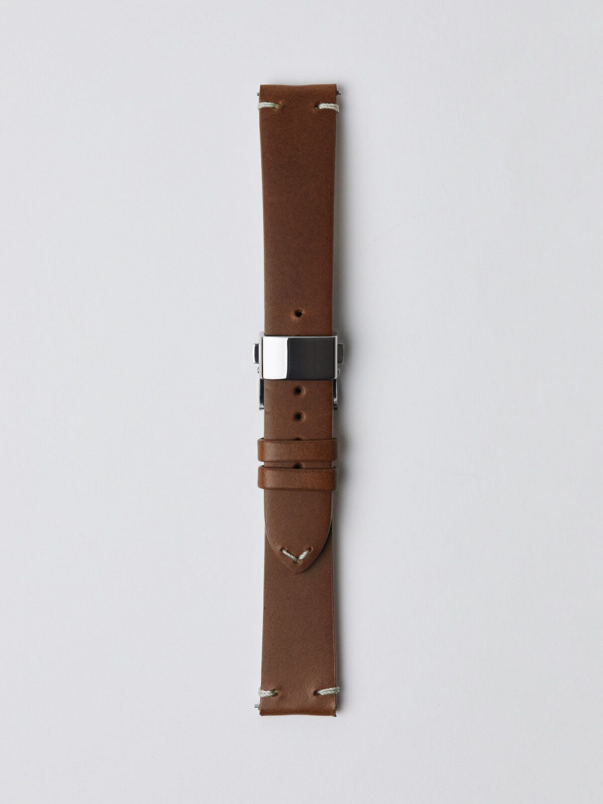 sazare SK01［No.01.02.01BULB SS SILVER MIRROR FINISH / BLACK DIAL / SILVER  D BUCKLE LIGHT BROWN BUTTERO LEATHER］腕時計