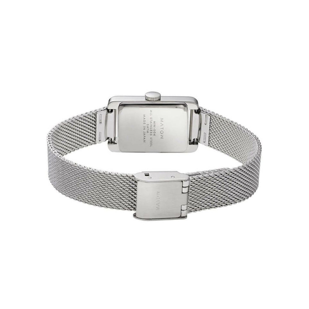MATOW-Tsuki 朧月 ［MW004001-Silver Mesh］腕時計