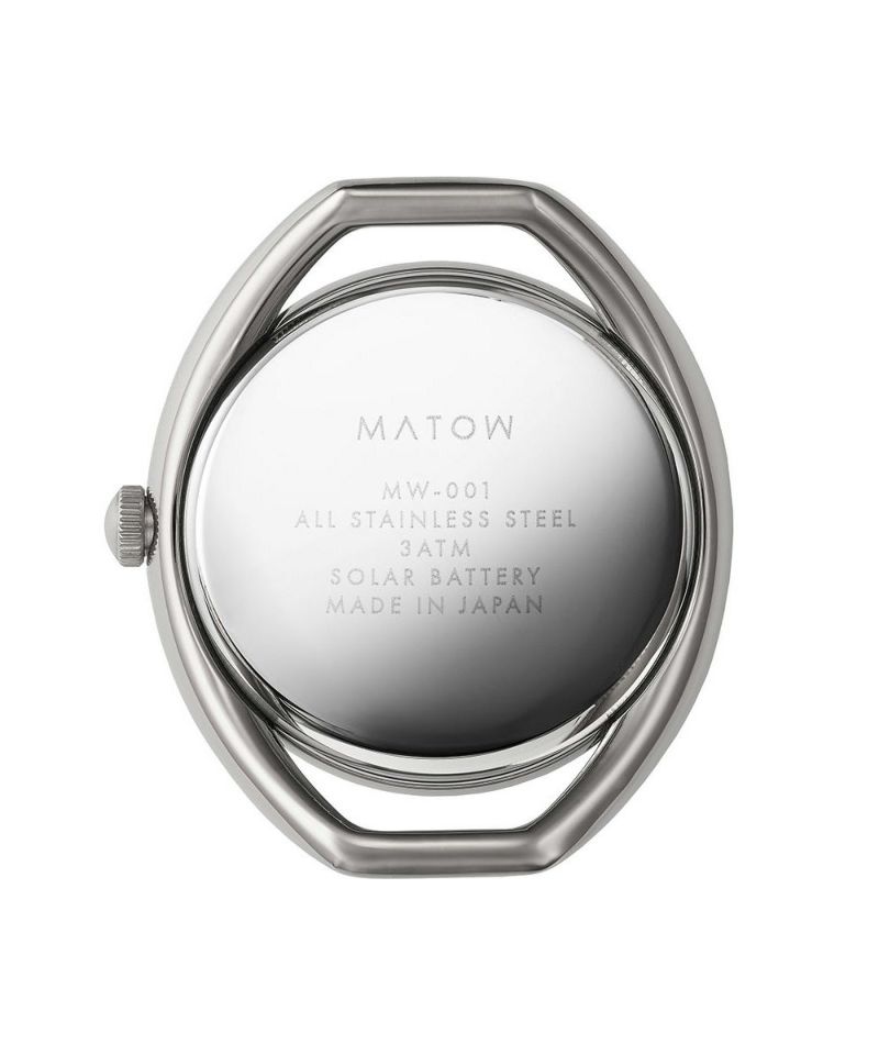 MATOW Shiki ROUND ユーカリ［mw001001 - Silver / Black］腕時計