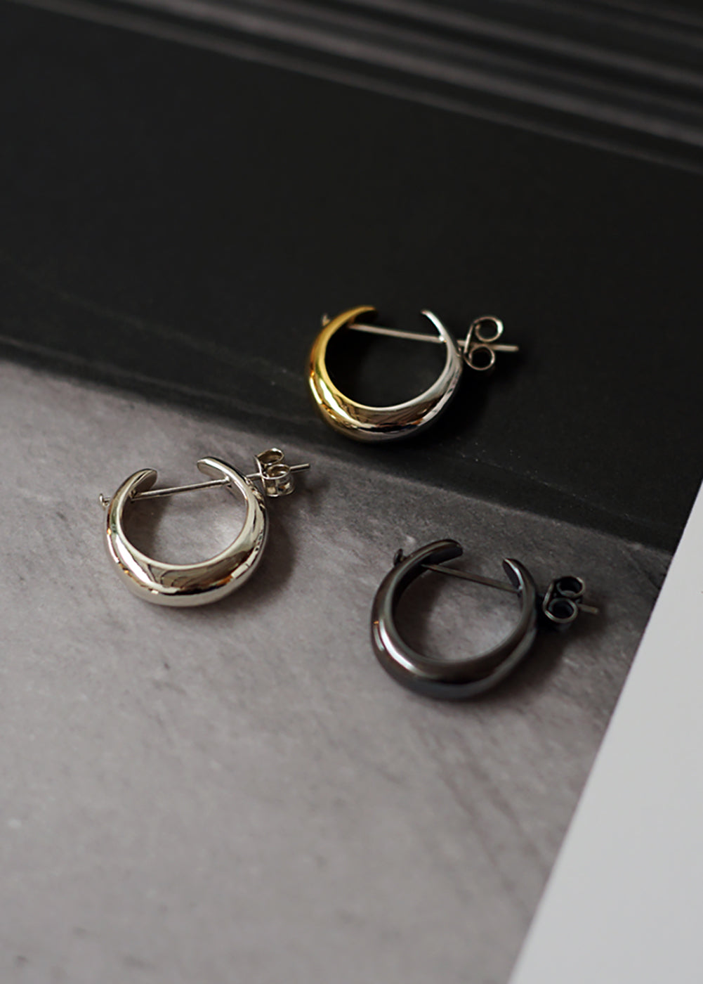 ACE by morizane: band pierce02 gradation［AG920206GR Sterling silver］シングルピアス