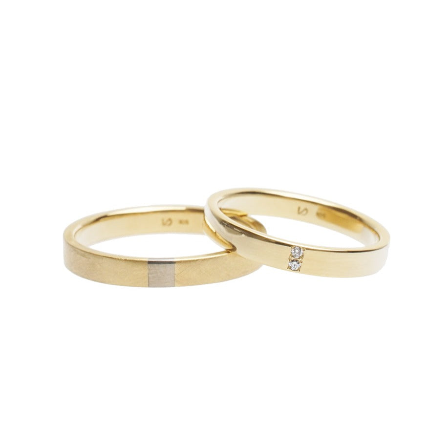 BRIDAL RING［Extention 3mm Pt900/K18YG］結婚指輪