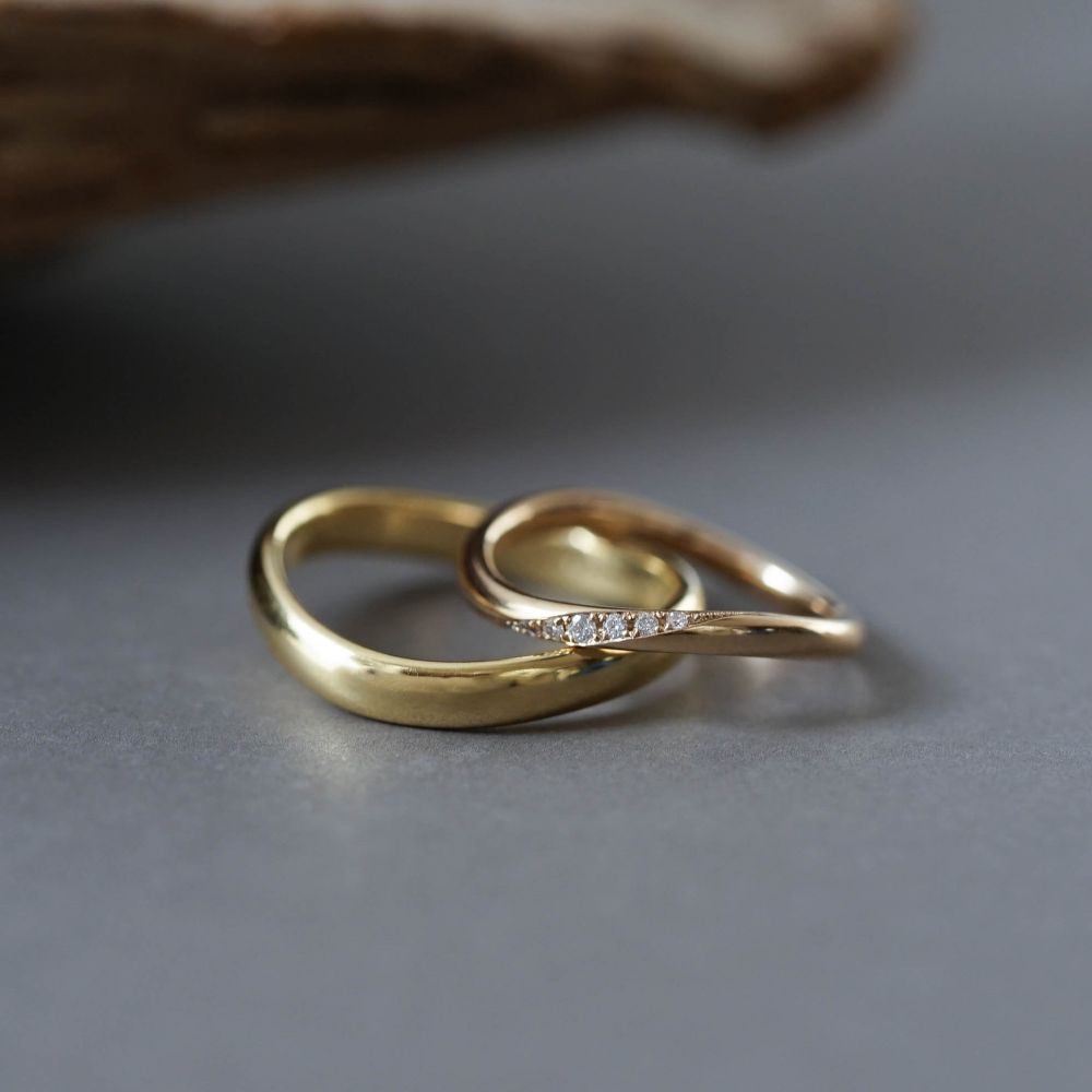 FRAU KOBE BRIDAL RING［NATURE NW006］結婚指輪（ペア）