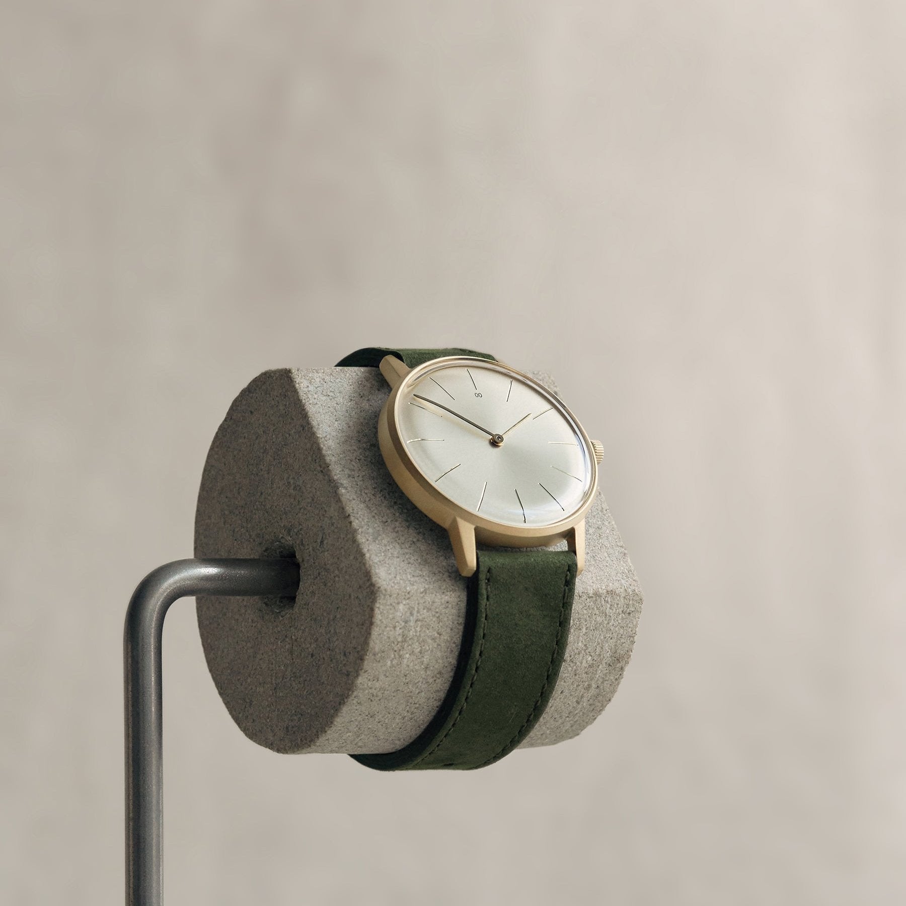 INSTRMNT［Dress Watch 36mm Gold / Olive］腕時計