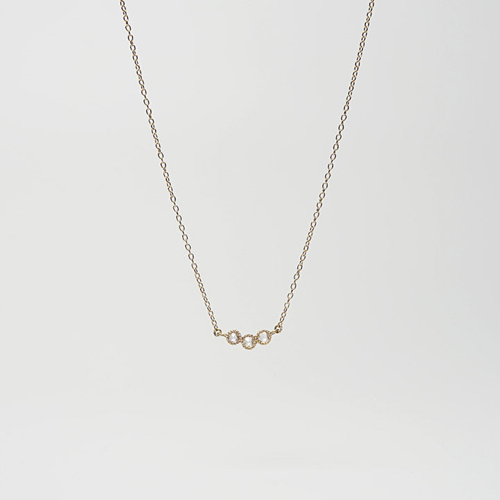 Atelier d'antan：Oval Box Chocolate Necklace A024201AN009