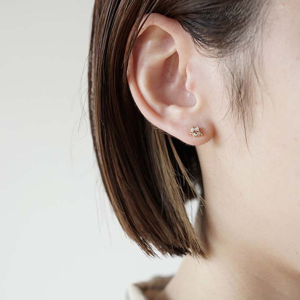 Atelier d'antan ピアス「ワルツ」(K18)-