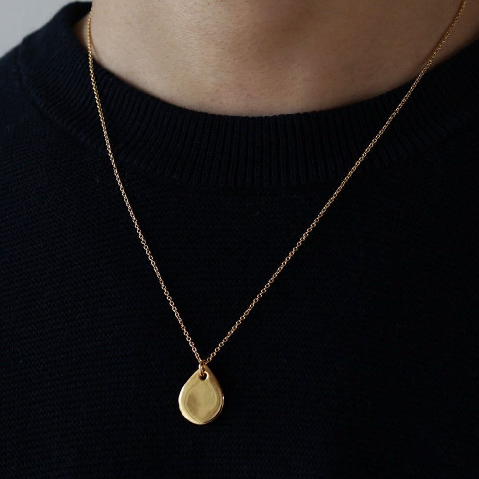 drop necklace 18k gold plated［AG920203 Sterling silver］ネックレス