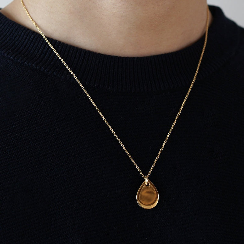 エースバイモリザネ［drop necklace 18k gold plated］ネックレス