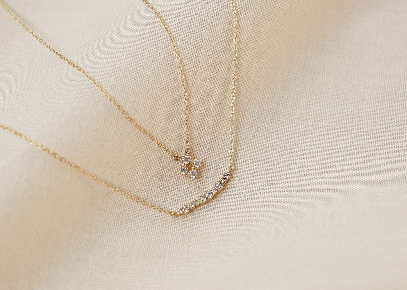 10 Dia H Necklace［A022201AN016 K18］ネックレス