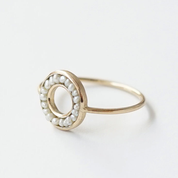 〈●▲■〉pearl ring mini リング