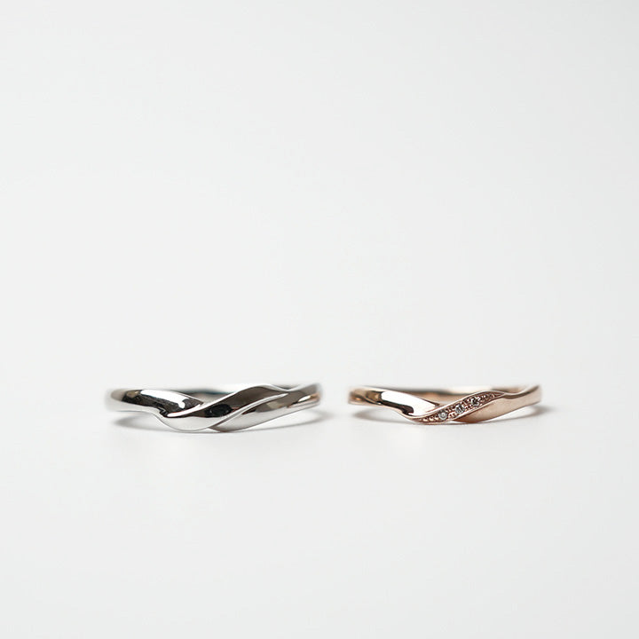 正規販売店［トロア - V Curve Pair ring］LX00930