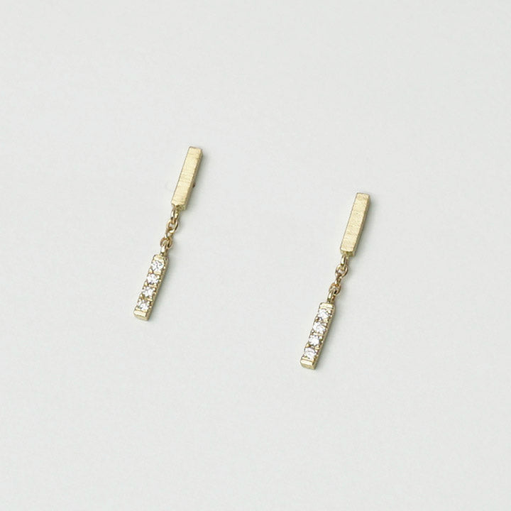 GICLAT：ダイヤモンド ライン ピアス G32P6Y