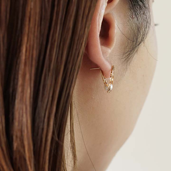 januka：CLIP PEARL Pierce