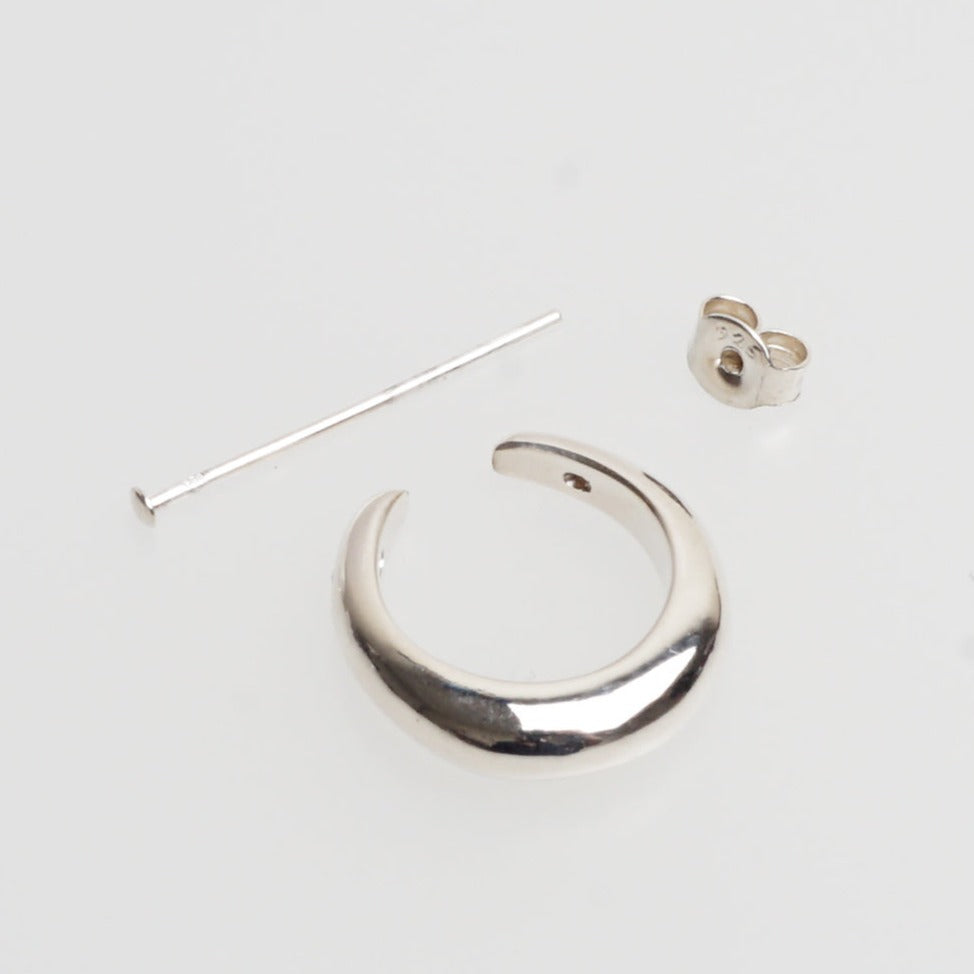 band pierce 02［AG920206 Sterling silver］ピアス