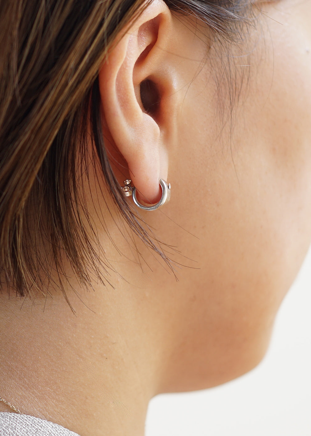 band pierce 01［AG920106 Sterling silver］ピアス