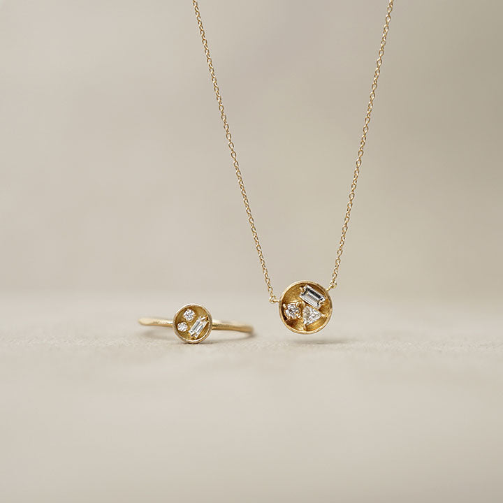 Atelier d'antan：Round Box Chocolate Necklace A024201AN012